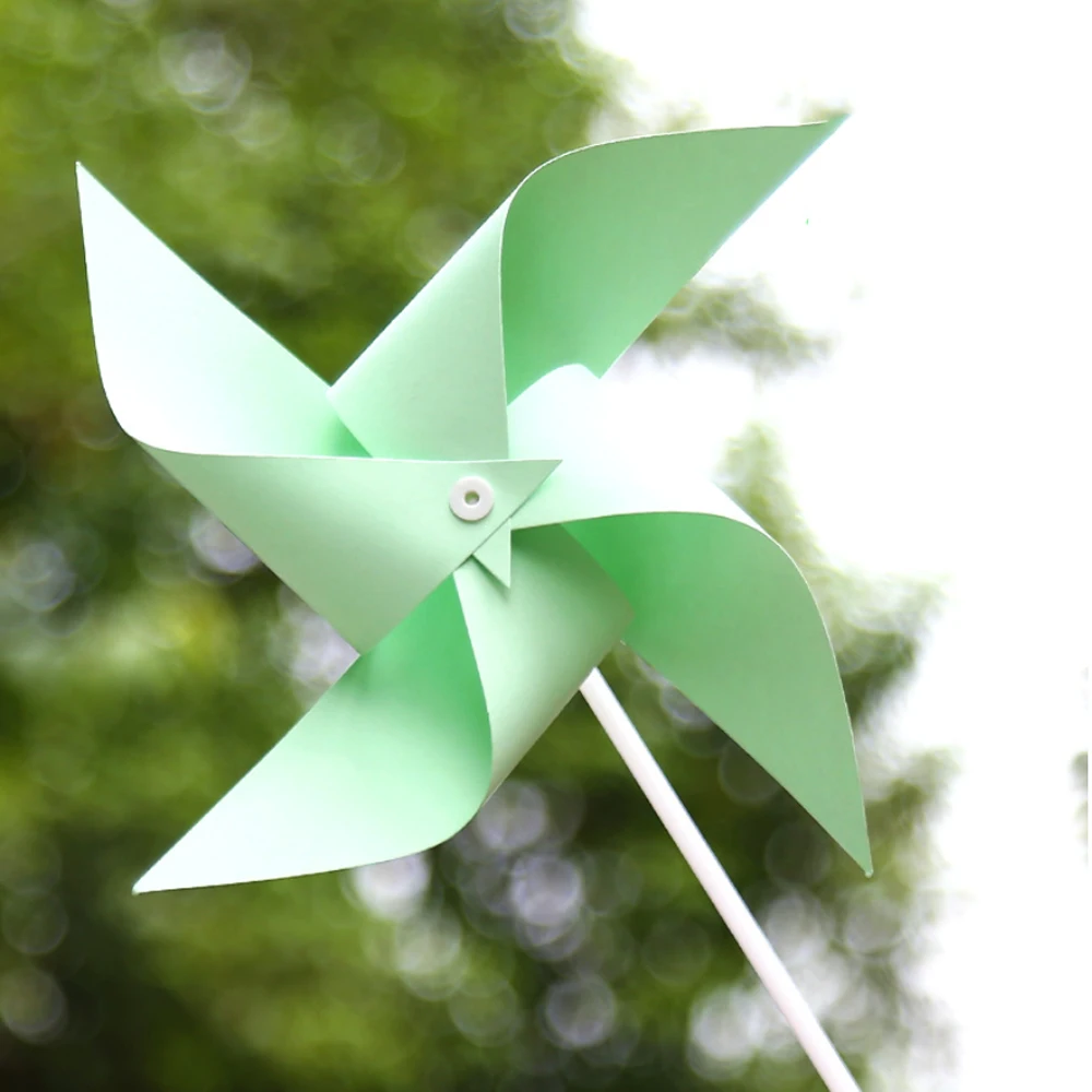 DIY windmill handmade materials for kindergarten children outdoor decorative toys Homemade materials pack colorful small paper