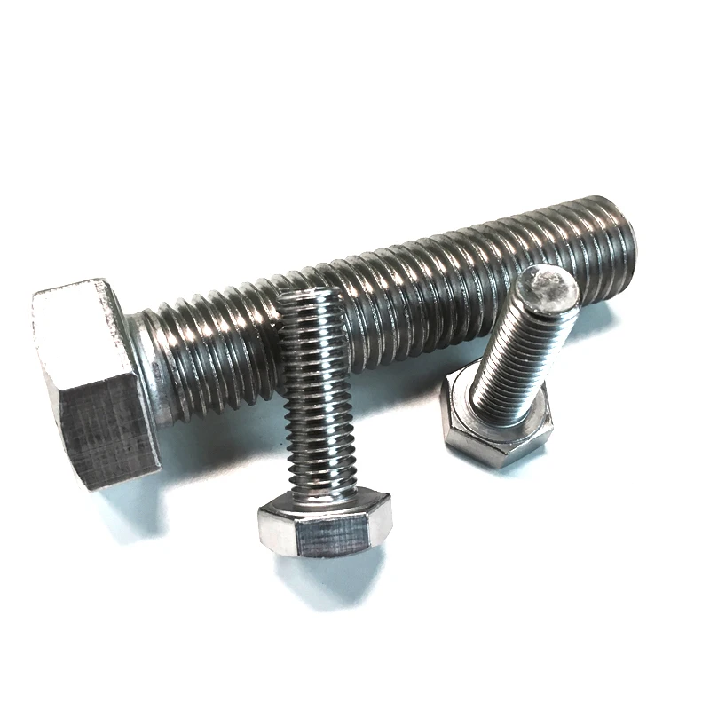 DIN933 полная резьба метрические шестигранные болты гайки