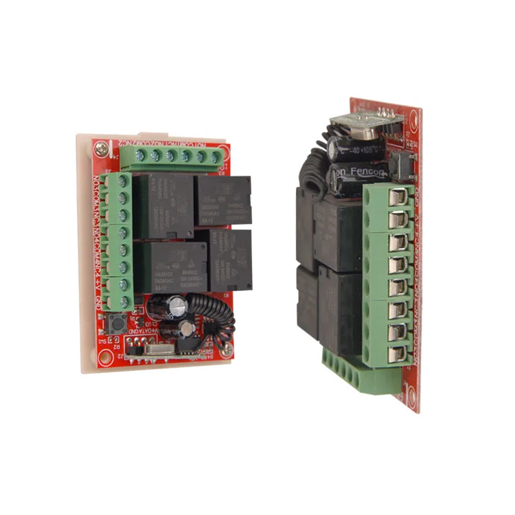 Wireless four channel controller learning 315MHz / 433MHz remote control switch 12V
