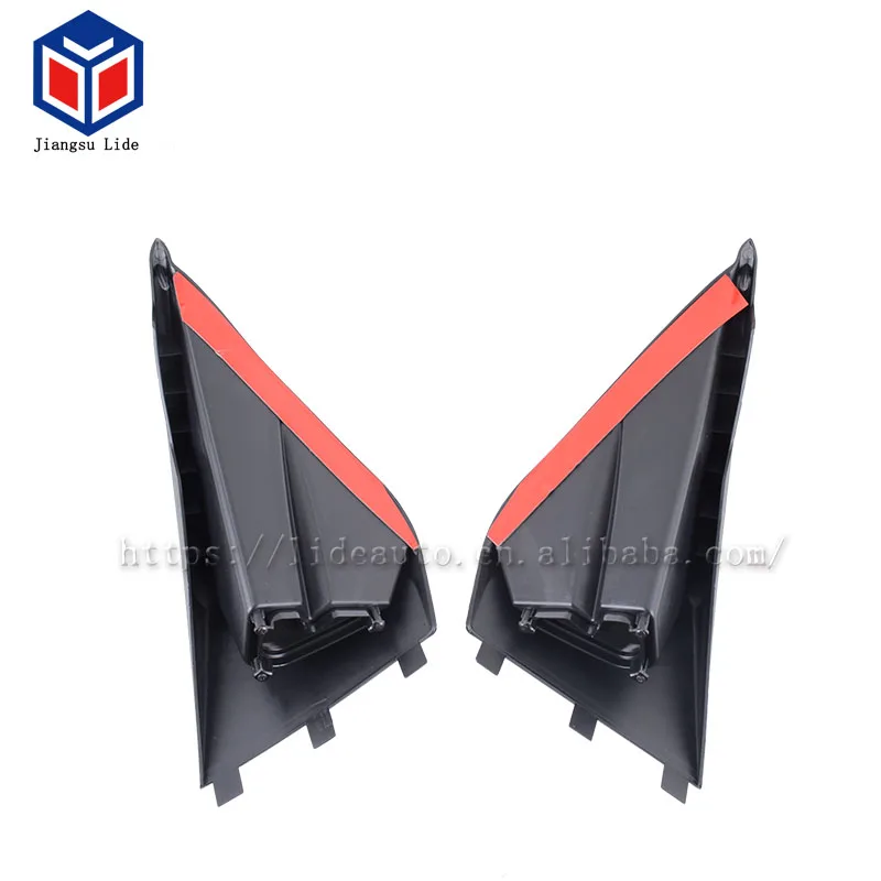 Black Front Bumper Air Intake Trim Panel Decorative Plates For Ford Mustang 2018 2019