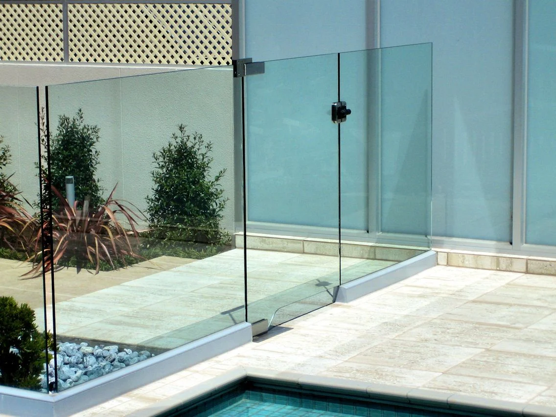 GC pool glass fence stair handrail railing balustrade stairs glass rail