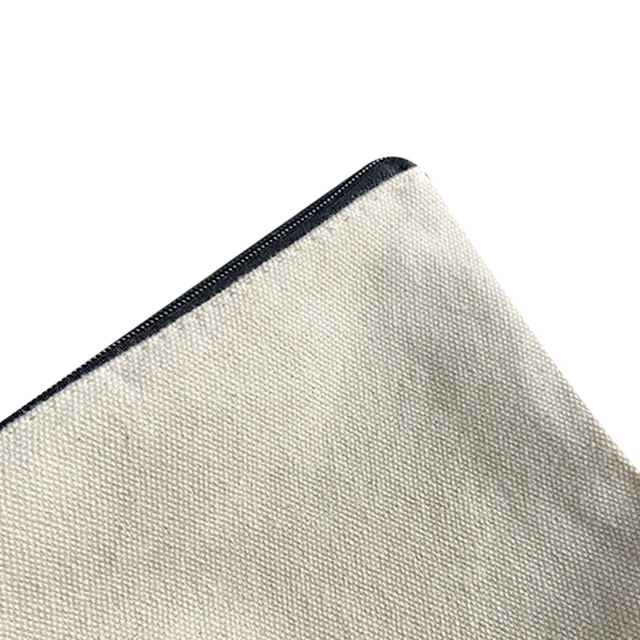 Custom Eco Recycling Makeup Brush Holder Portable Makeup Case Travel Beauty Canvas Travel Make Up Bag for Girls Women