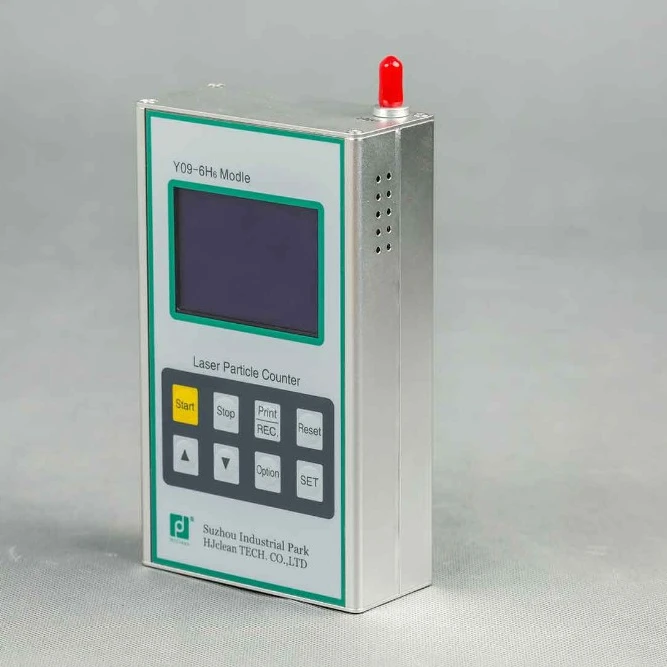 handheld 2.83L particle counter 6 size channel laser airborne particle counter