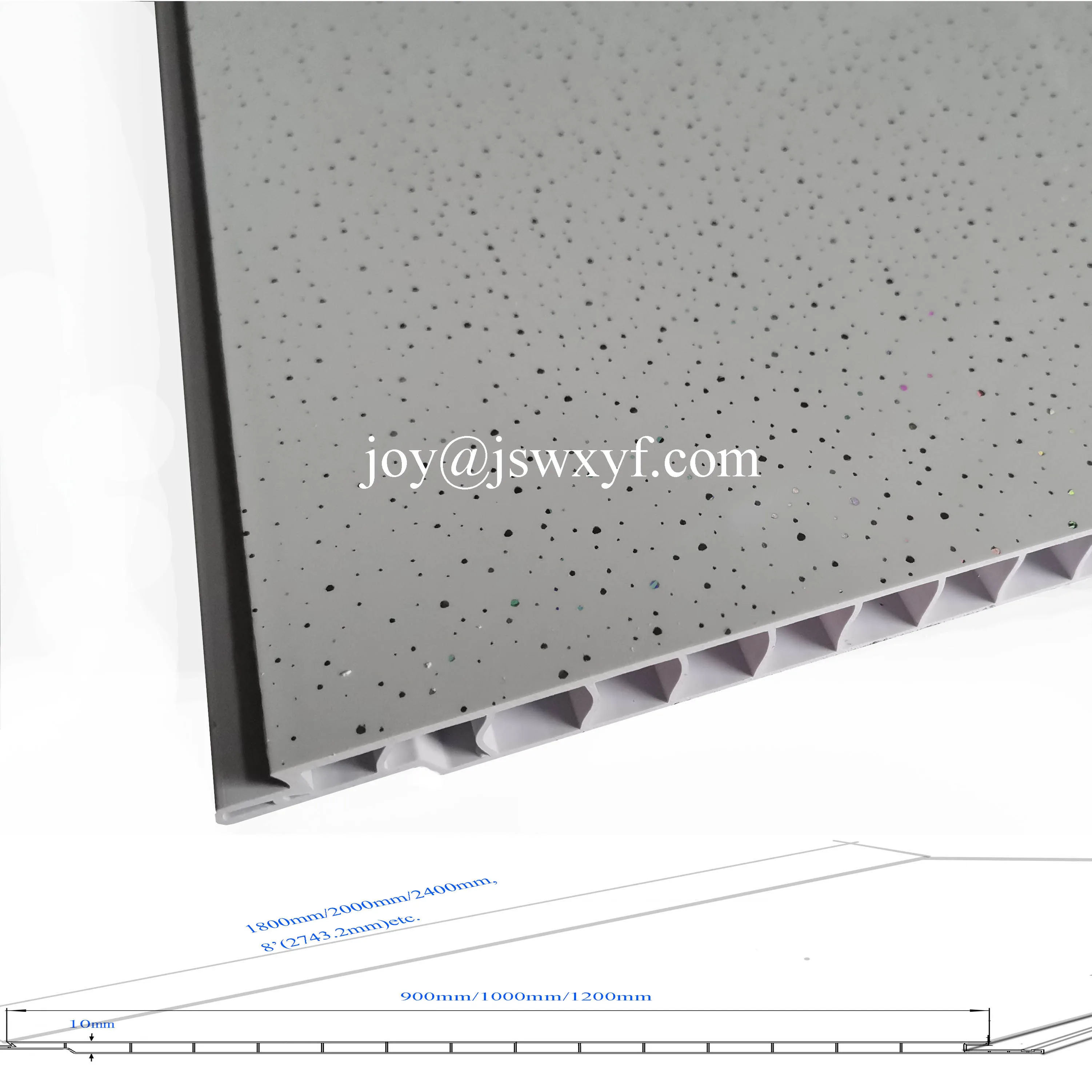1m wide pvc cladding popular in U.K. for interior wall decoration