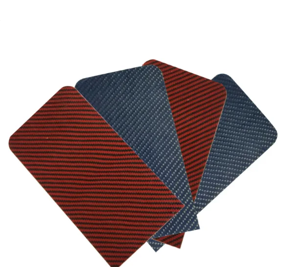 Factory Manufacturer 3k 100% Real Aramid Carbon Fibre Colored Carbon Fiber Sheet/Plate/Panel