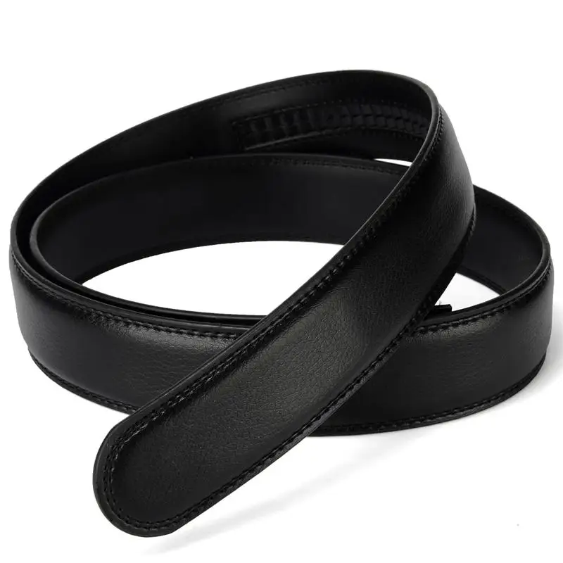 Factory supplier youth designer men leather belt with automatic buckle