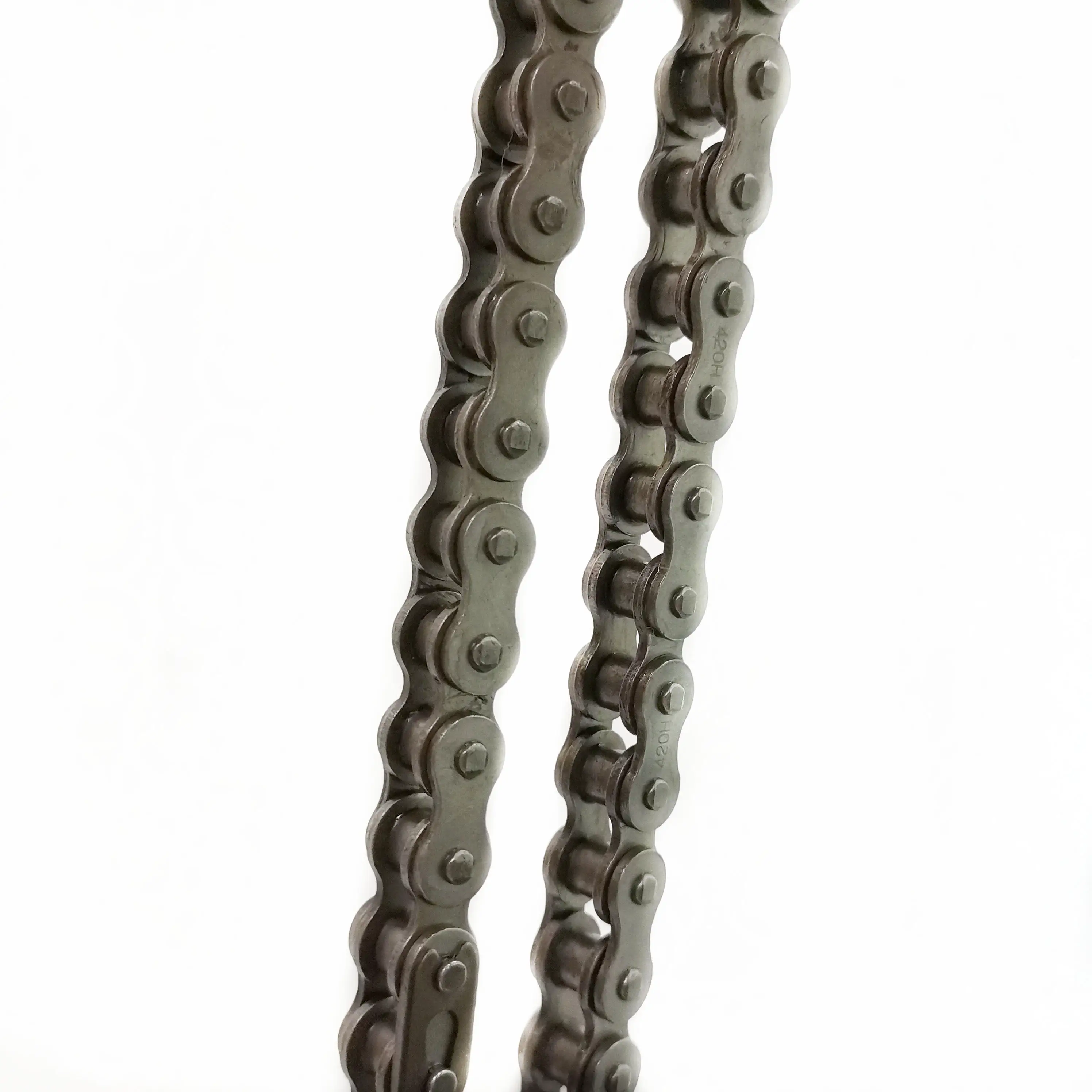 Manufacturer Supply 420H Natural Motorcycle Sprocket Chain Set