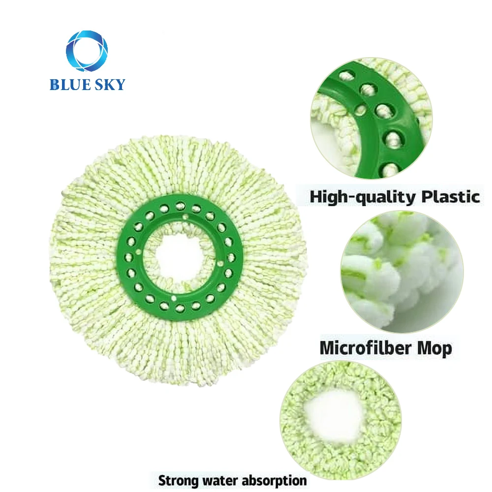 Replacement Mop Head for Libmans Tornado Spinn Mop Refill Washable Microfiber Mop Pads for Household Cleaning