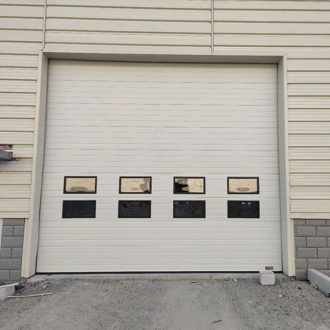 Vertical Lift Industrial Doors and Sectional Industrial Doors with PU Foam Sectional Sandwich Panels