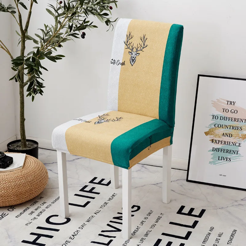 Factory wholesale living room home spandex elastic fabric anti-skid chair cover