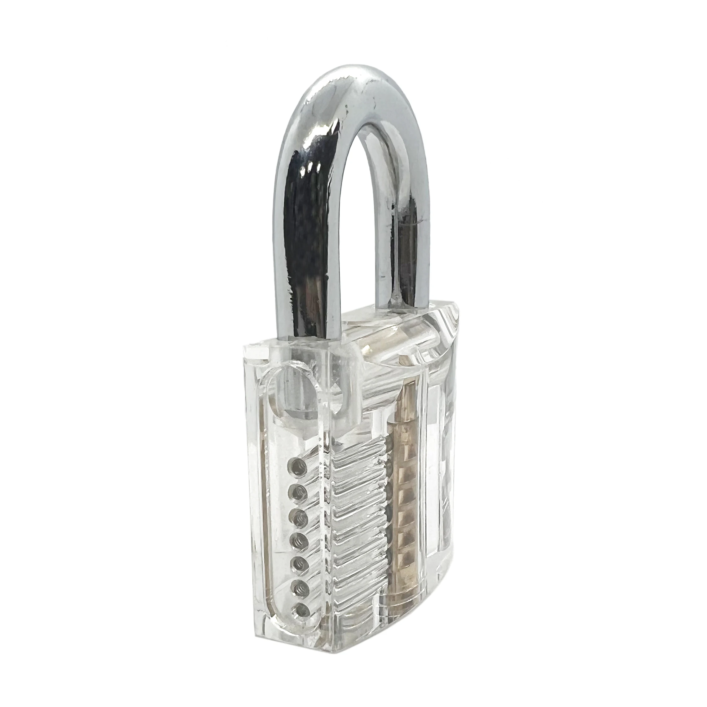 Practice Padlock Transparent Lock Picking Practice for Locksmith Box Packing