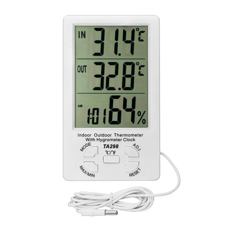 Thermo-Hygrometer Boeco Germany Digitale Max Min Thermometers Digital Contact Clock Mini Data Logging Thermo Hygrometer