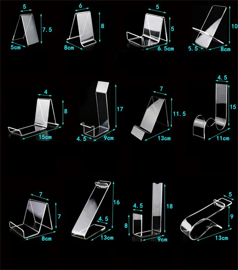Factory Direct Sell Acrylic Transparent Shoe Store Display Holder Stand Support Rack