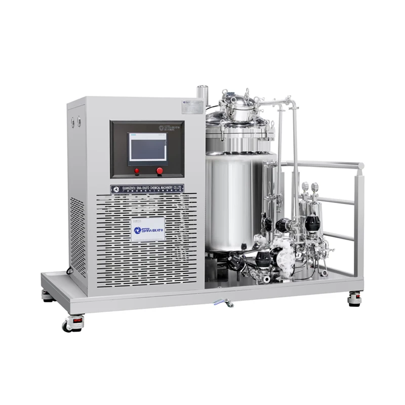 Factory price CE GMP certificate XS perfume making mixer chiller and filtration integrate machine
