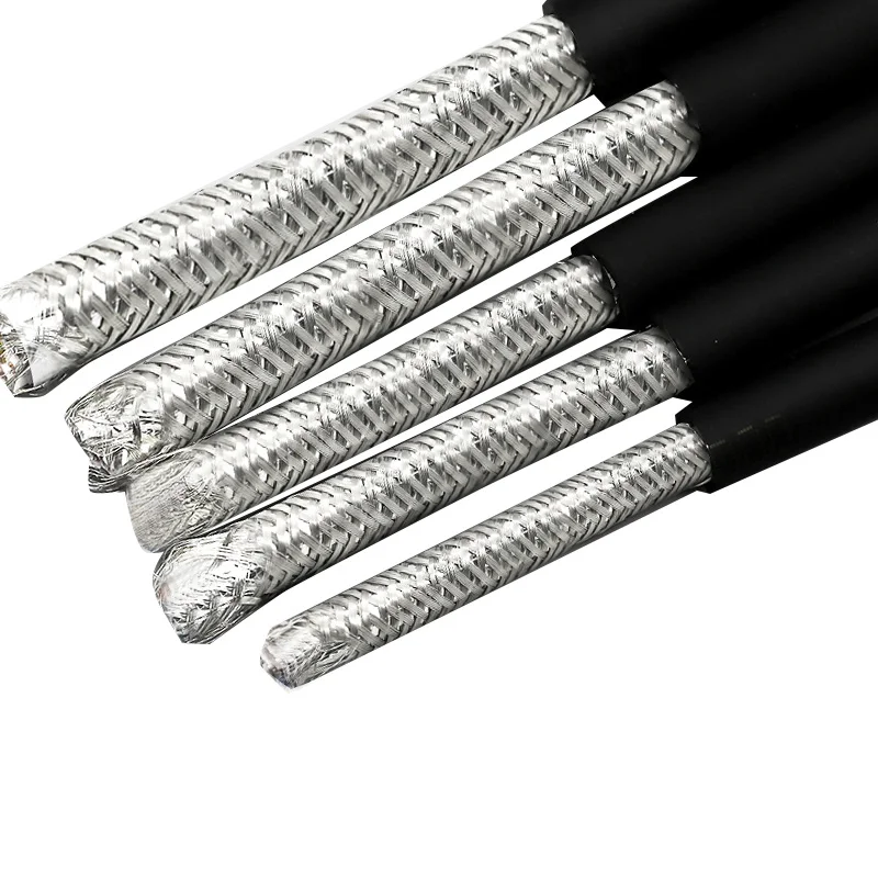 5 Meters RVVP Electrical Wire 2 Core 4 Core Copper Wire 0.2-2..5 mm Audio Signal Control Shielded Cable