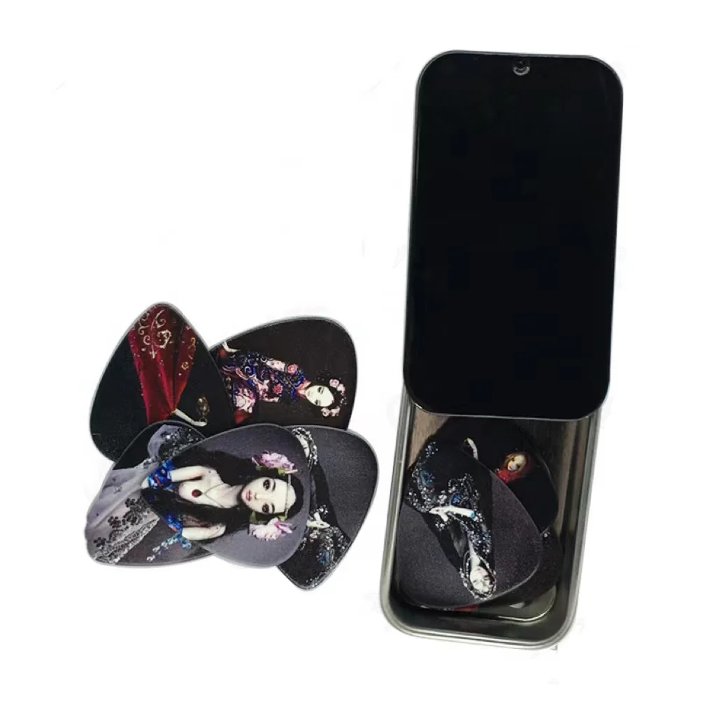 China Wholesale OEM  Custom Guitar Accessory Ancient style Digital color printing  Guitar Picks  Plectrum for sale