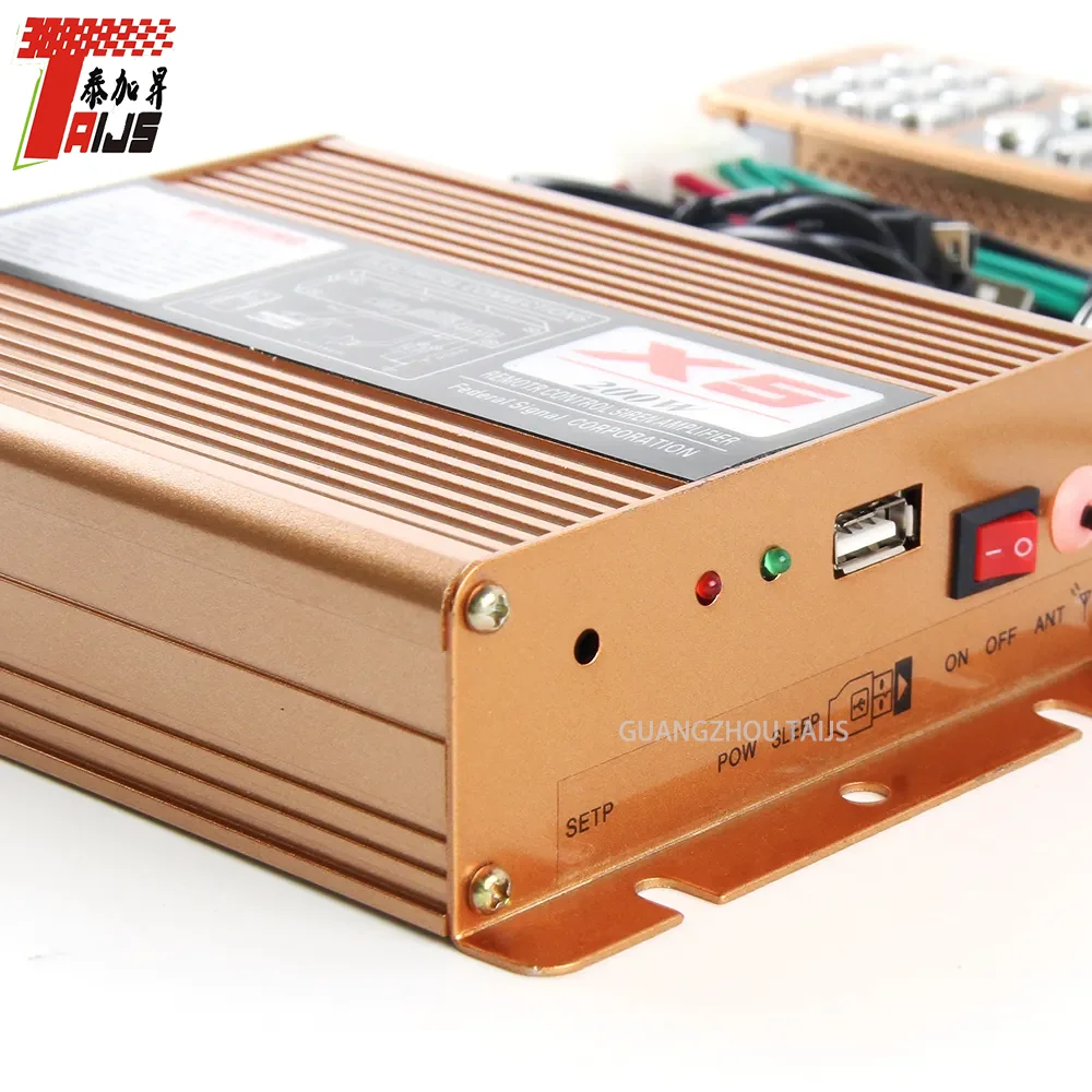 X5 200w siren Mic speaker system loud sound horn buzzer speaker and host box for Car  HD Sound Quality