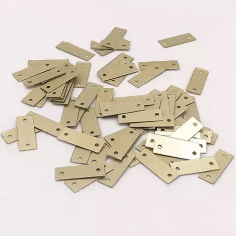 diy garment sewing accessory hat sequin bag material costume evening dress clothes bulk 2-hole rectangle matte loose pvc sequin