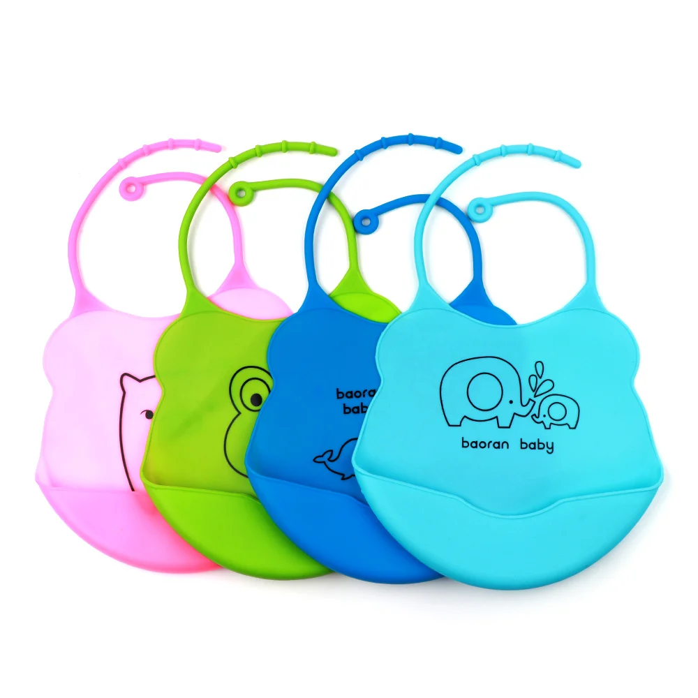 Новое поступление, водонепроницаемый детский силиконовый нагрудник, пищевой сорт, без БФА, силиконовые нагрудники