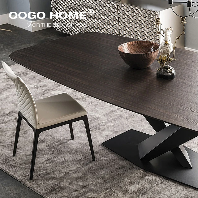 
New design stainless steel frame dining table furniture 