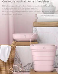 Mini washing machine drain function baby cloth wash energy saving underwear washer for  laundry