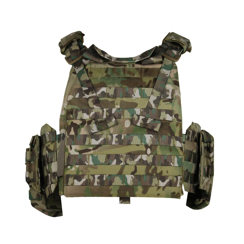 Oxford Fabric Plate Carrier Tactical Vest Quick Release Vest Adjustable Breathable Weighted Vest