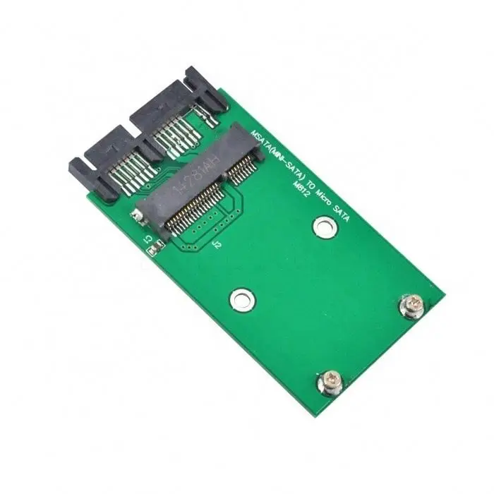 Msata / mini pci-e SSD to Micro SATA 1.8 inch SSD adapter card