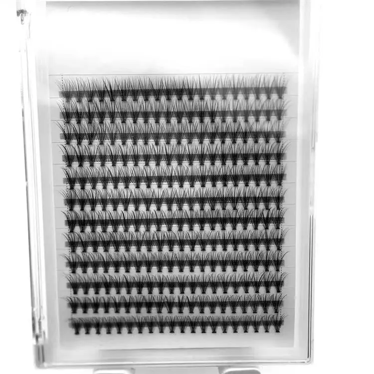 20-30P hot melt hair 12 large rows 0.05 thick mixed manufacturer wholesale single cluster eyelashes