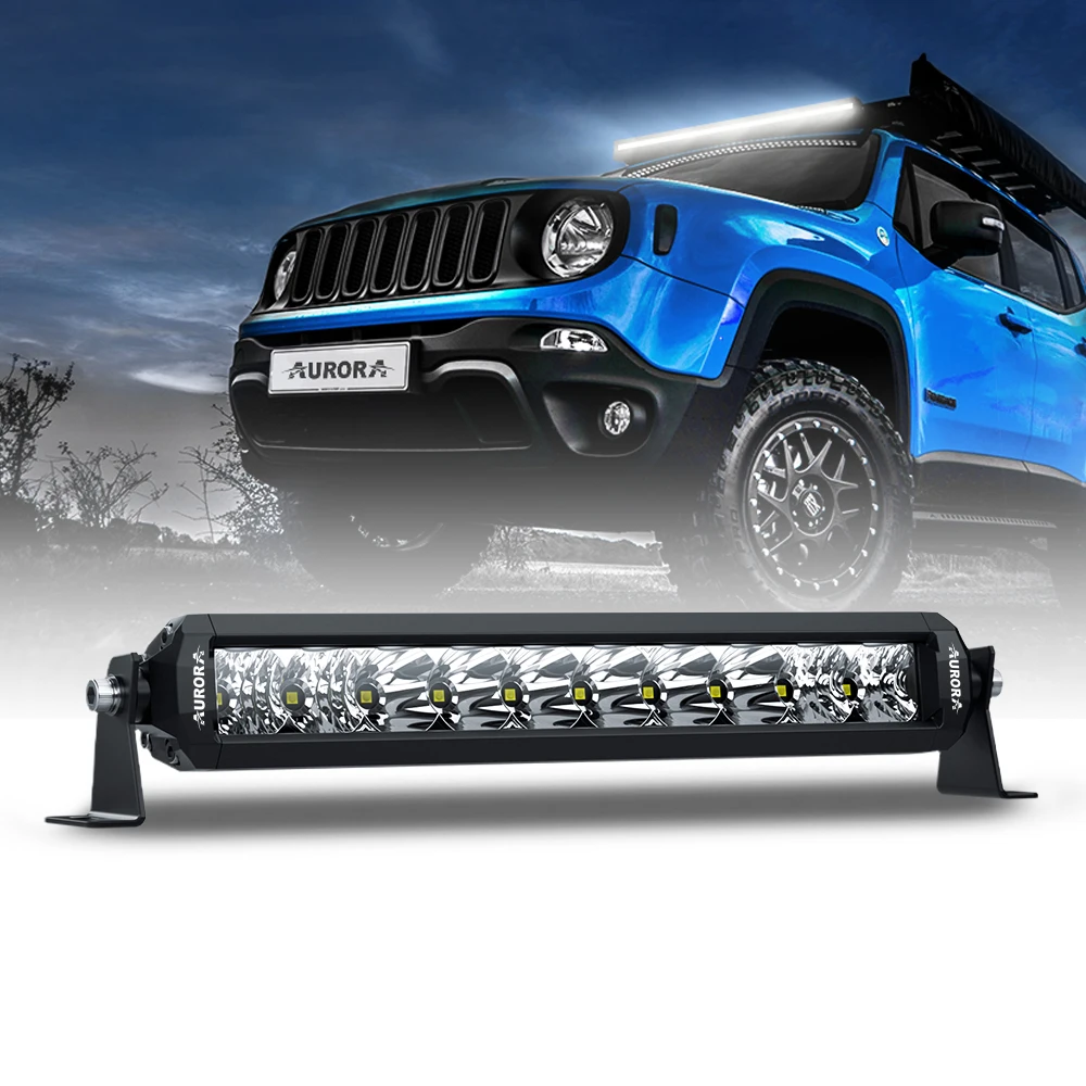 USA Designed AURORA Screwless 50W led bar  truck car mini led light bar offroad 4x4 driving off road car offroad LED