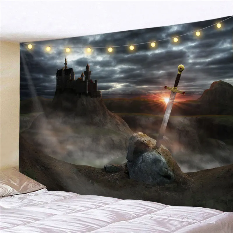 Настенный Гобелен на заказ с принтом Amazon для домашнего декора, полиэфирные пасхальные одеяла, декоративное одеяло, Настенный Ковер