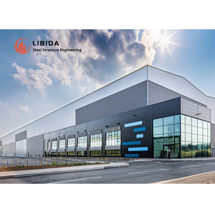 Customized Commercial Metal Building Light Prefabricated High Rise Steel Structure Office Hotel Building