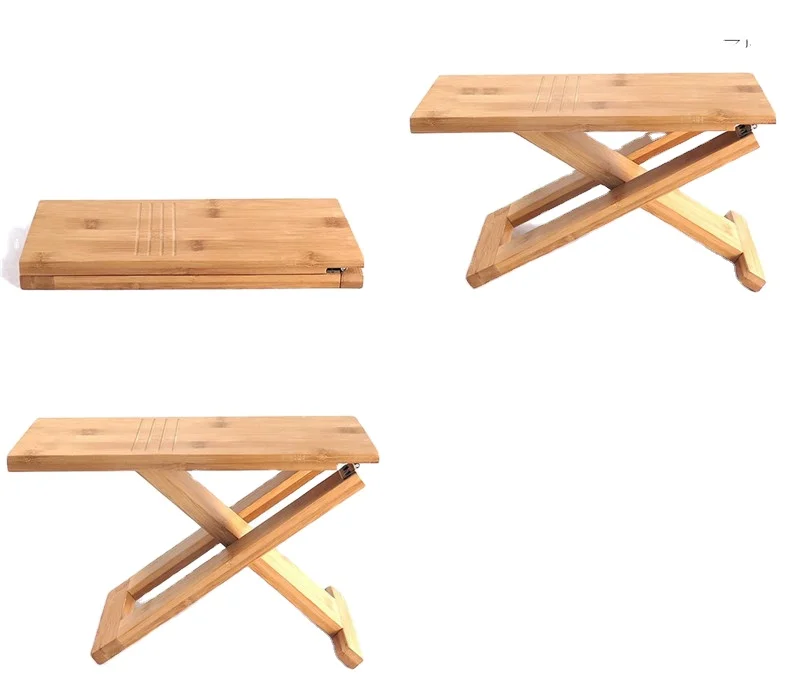 Adjustable Bamboo Squatty Toilet Stool 7, 8 and 9 inch