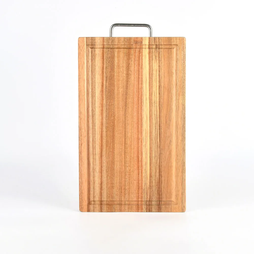 Разделочная доска из акации PICHANT, большая разделочная доска, деревянный разделочный блок