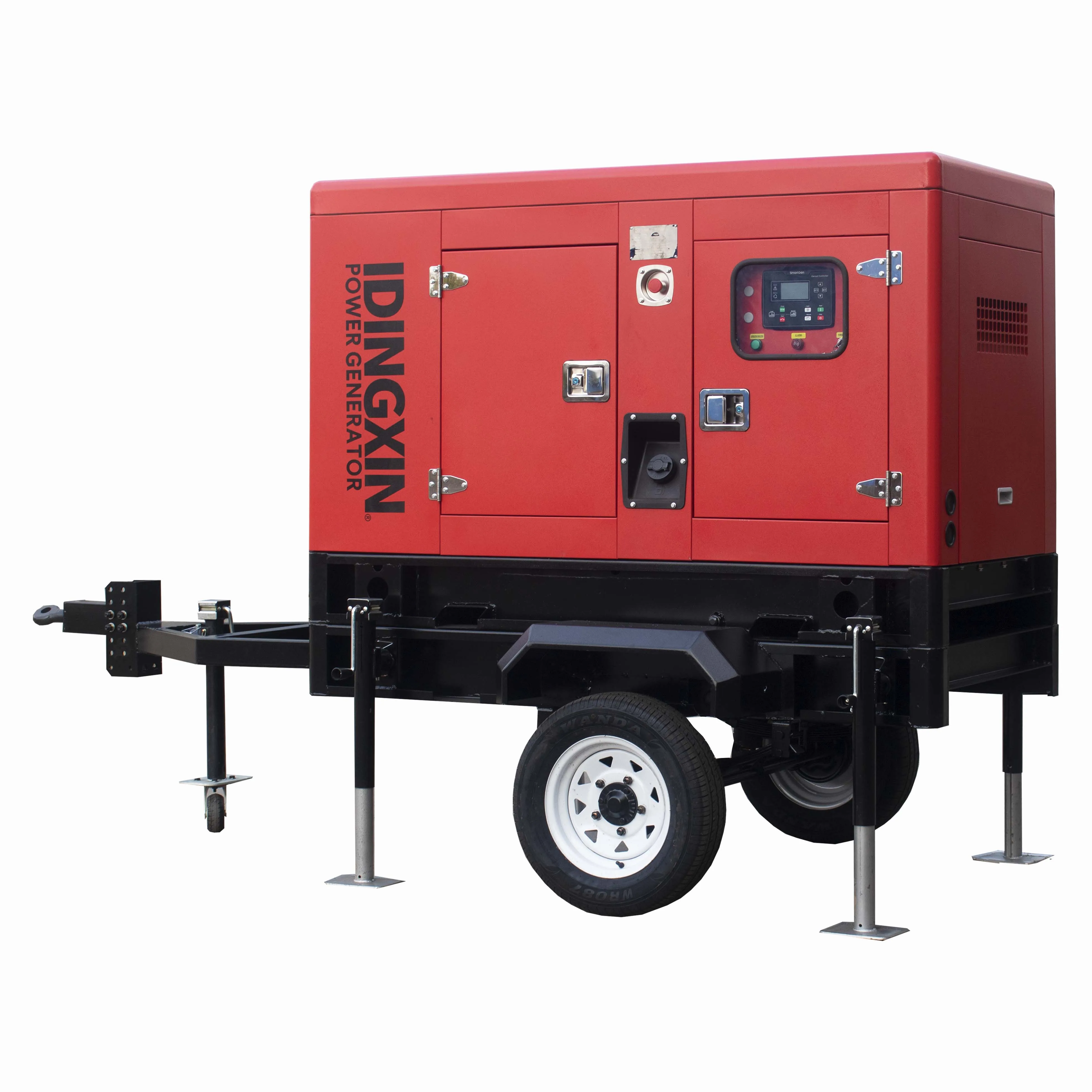 Mobile power station AC 3 phase tractor 30KVA 40KVA 50KVA 60KVA 80KVA 100KW Silent  intelligent diesel generator