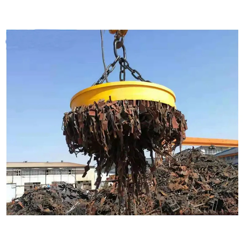 Excavator Hydraulic Lifting Magnet 15 tons - 45 tons Hydraulic Excavator attachment electric lifting magnet for scrap metal