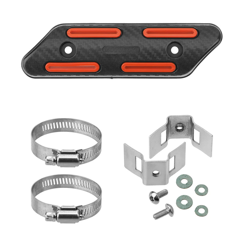 25-51mm Exhaust Heat Protector Shield For KTM EXC EXCF SXF SMR 250 350 450 500 Husqvarna FC FE 250 350 HUSABERG FE for Bate RR