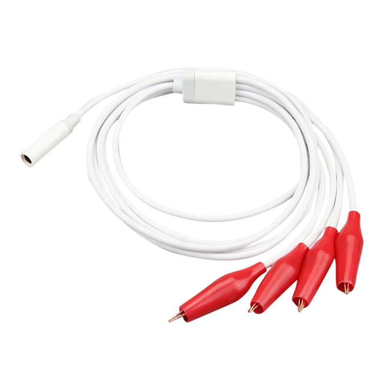 OEM Design Custmozied  4.0mm Banana Female Assembly 1 To 4 Wire Cable beauty Instrument Crocodile Clip Cable
