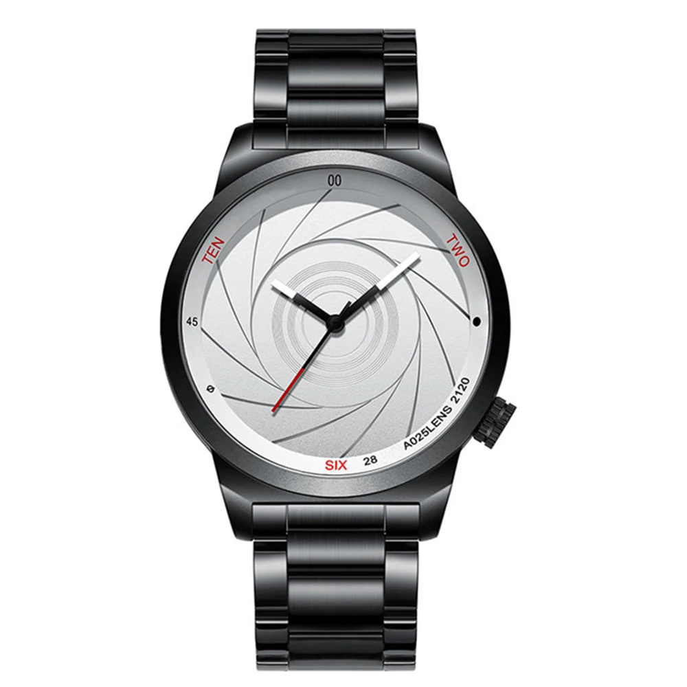 New Arrival Fashion Business Luxury Men Watch Stainless Steel Wristwatch Waterproof Luminous Quartz Watches For Men