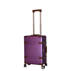 Высокое качество алюминиевый чемодан на колесиках для путешествий сумка для ручной клади чехол костюм чехол