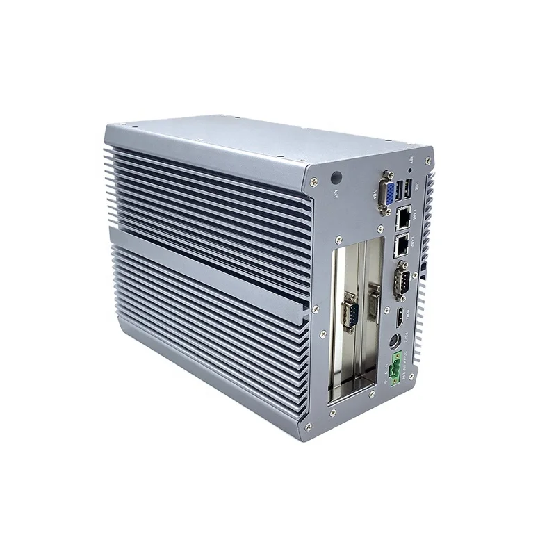PCIE X16 , PCIE X4 slot dual PCI slot industrial embedded box mini pc Cheapest J1900 i5 6200  dual LAN