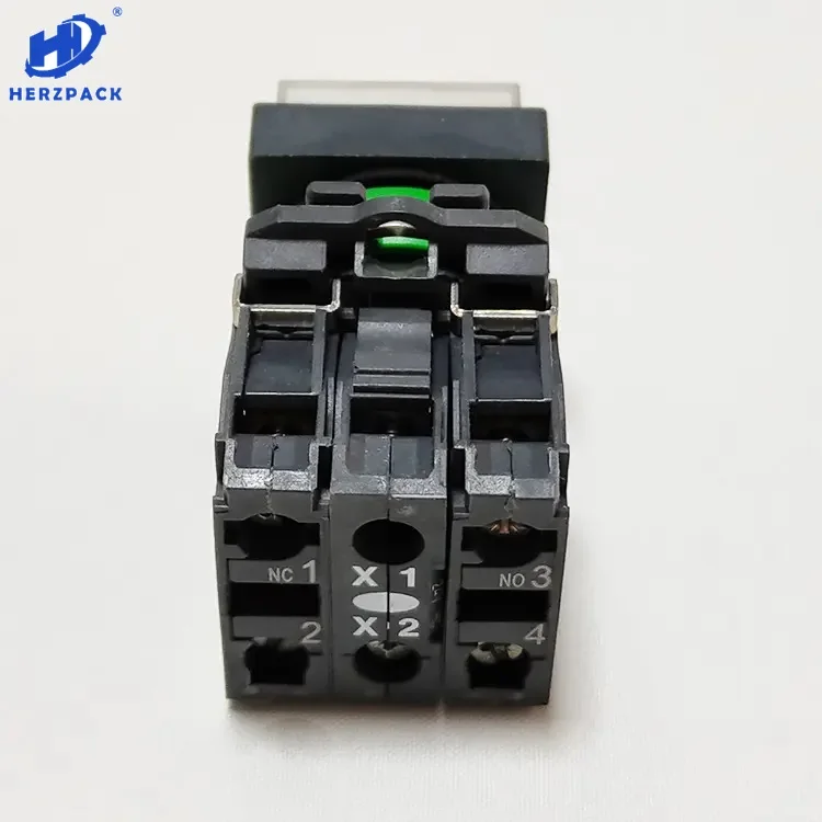 White Stop Switch Push Button For Heidelberg Printing Machine Parts