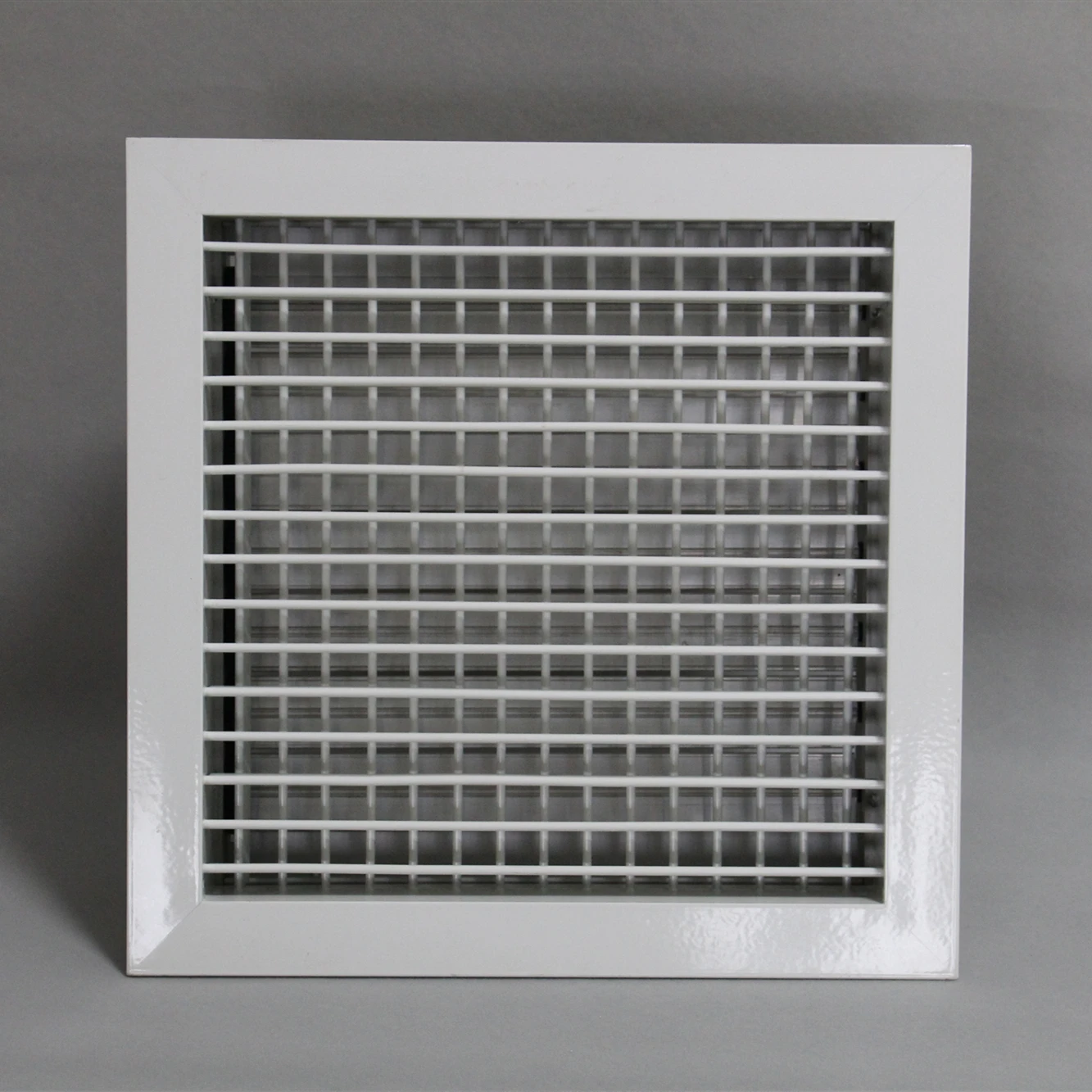 removable core single and double aluminum deflection grille