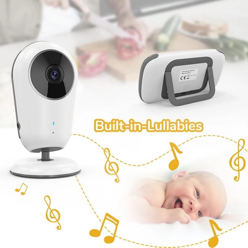 Real Time Wireless Monitoring Kids Security Camera GM609 Mini Camera With Screen Two Way Audio Baby Monitor
