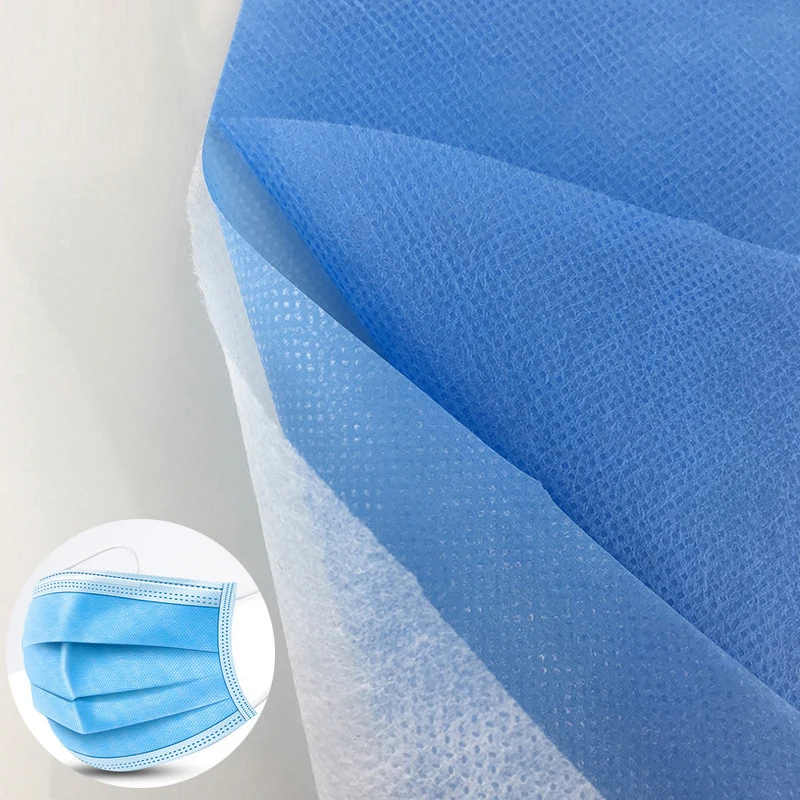 20/25 gsm kn95 n95 face mask raw material 175mm spunbond pp non woven fabric for making medical mask