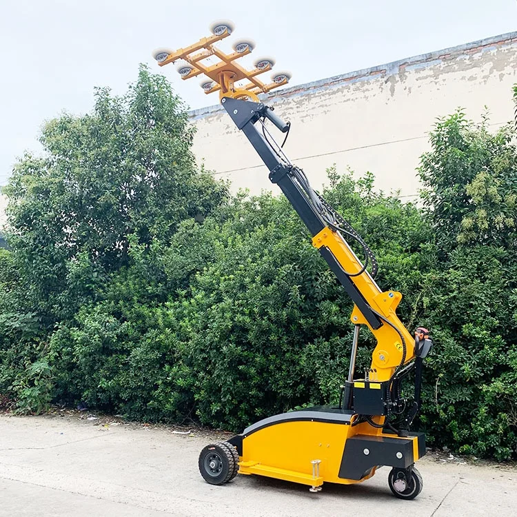 Hydraulic Vacuum Panel Lifter Glass Installation Lifting Moving Equipment For Glass Installation Robot Price