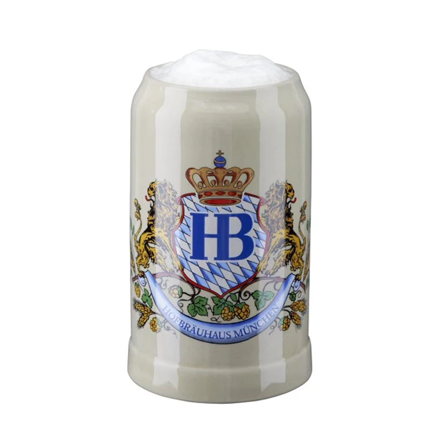 New online new custom ceramic 1L beer stein