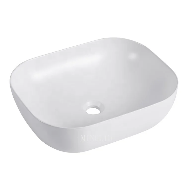 Luxury top quality bathroom ceramic counter top wash basin