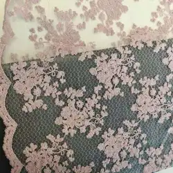 Cheap Wholesale Knieede Bridal Lace Fabric Dubai Voile Fabric Dress Wedding Clothes Flower Design Decorated