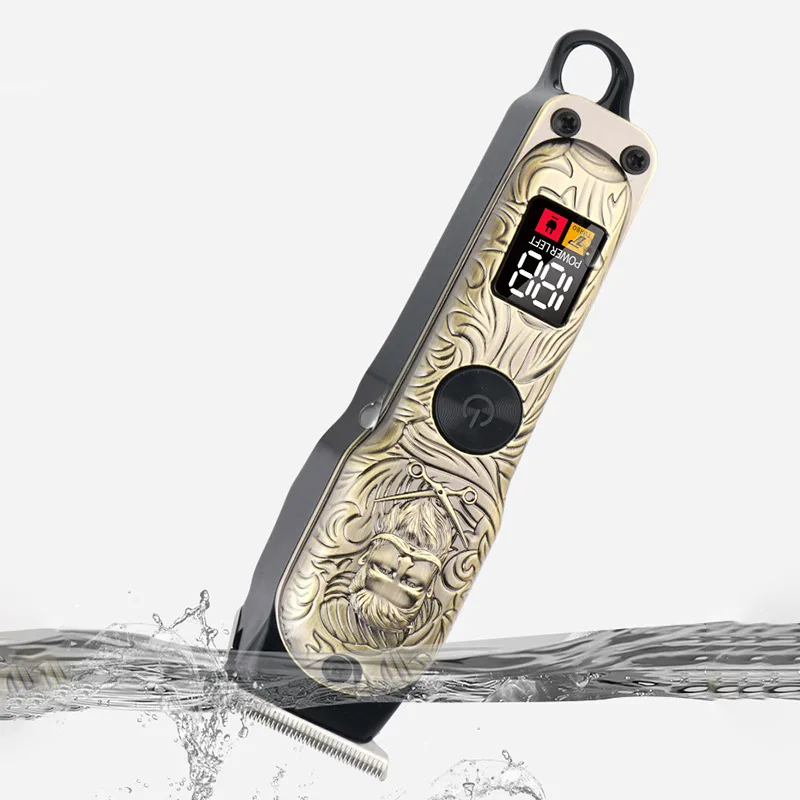 Fnctopgee 209 Professional Cordless Hair trimmer hair cutting machine For Men LCD display hair clipper clipper For Barber