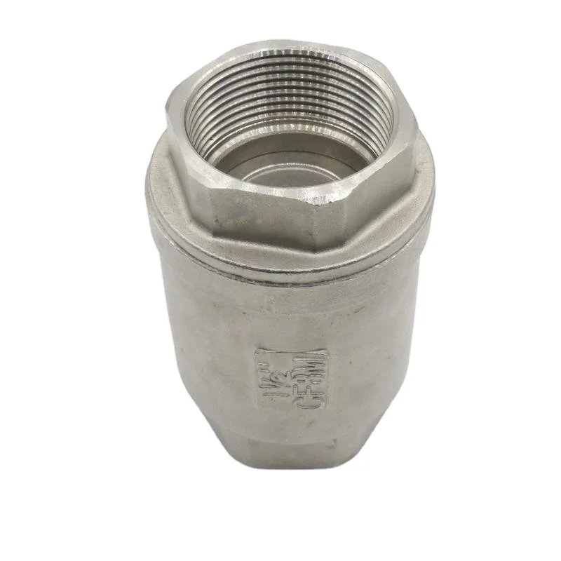 Stainless Steel CF8M Vertical One-Way Threaded Check Valve
